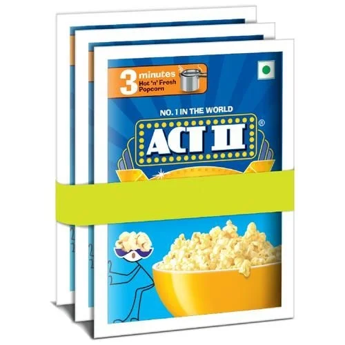 Act II Golden Sizzle Popcorn 60 g (3 pc Set)