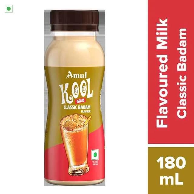 Amul Kool Gold Classic Badam Milk 180ml