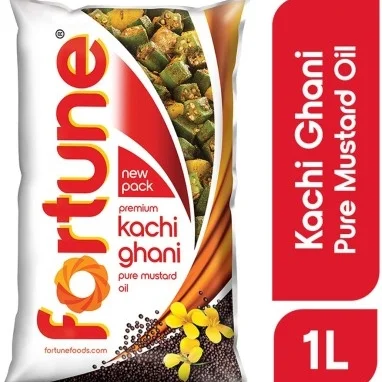 Fortune Mustard Oil Pouch - Sarso Tail - सरसो तेल