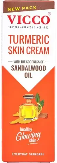 Vicco Turmeric Skin Cream with Sandalwood Oil 70gm