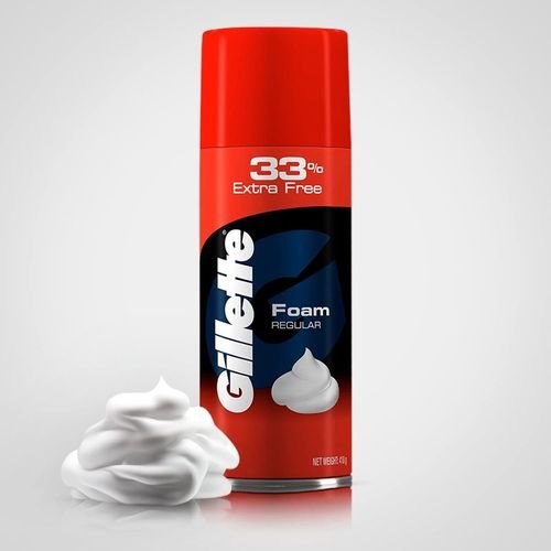 Gillette Regular Pre Shave Foam 33% Extra Free (418g)