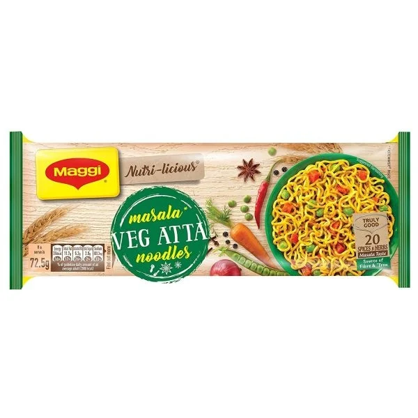 Maggi Nutri-licious Masala Veg Atta Noodles 290gm