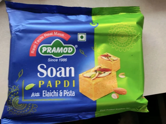 Pramod Soan Papdi With Elaichi 500gm