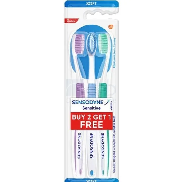 Sensodyne Sensitive (Soft) Toothbrush (Buy 2 Get 1 Free)