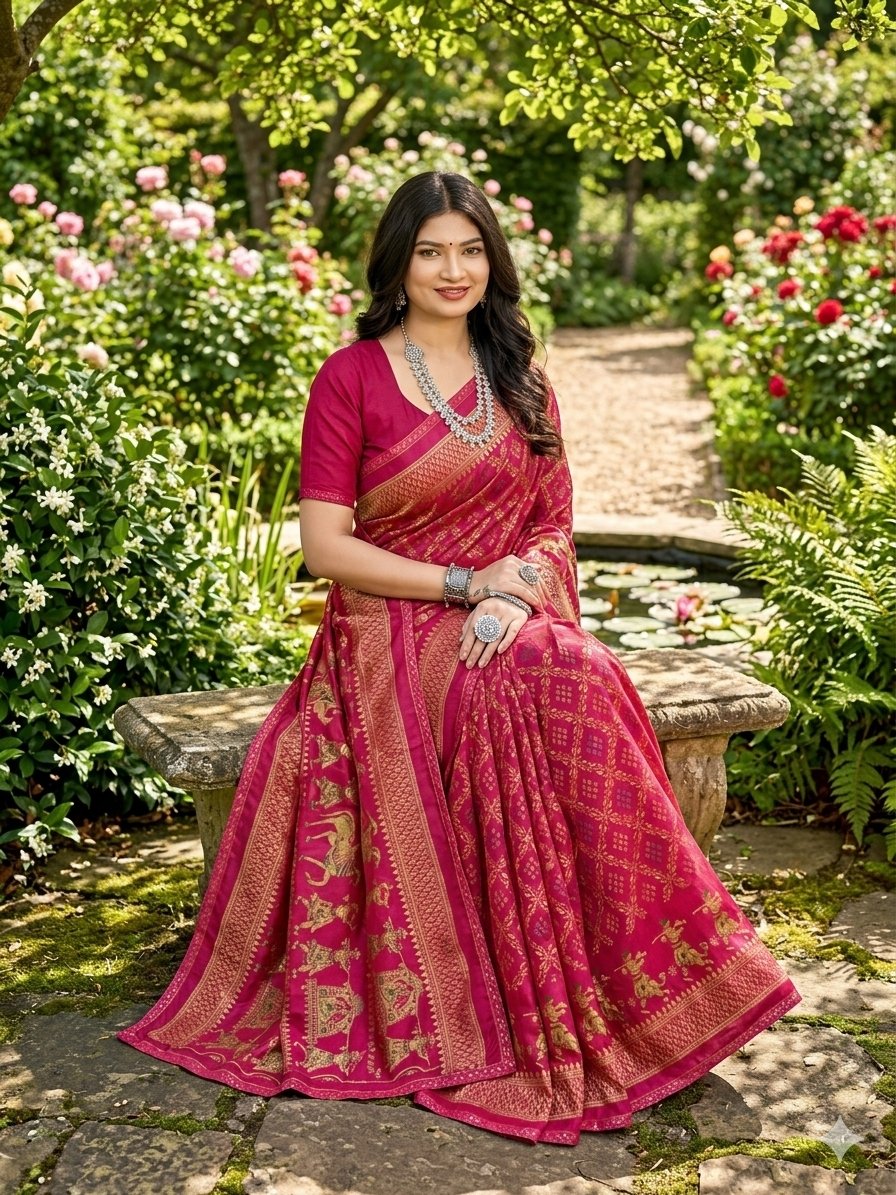 vachi chiffon saree