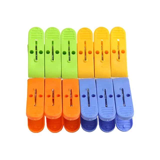 Plastic Cloth Clips 12pc