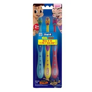 Oral-B Hero Kids Toothbrush (Pack of 3) (2+ Yrs)