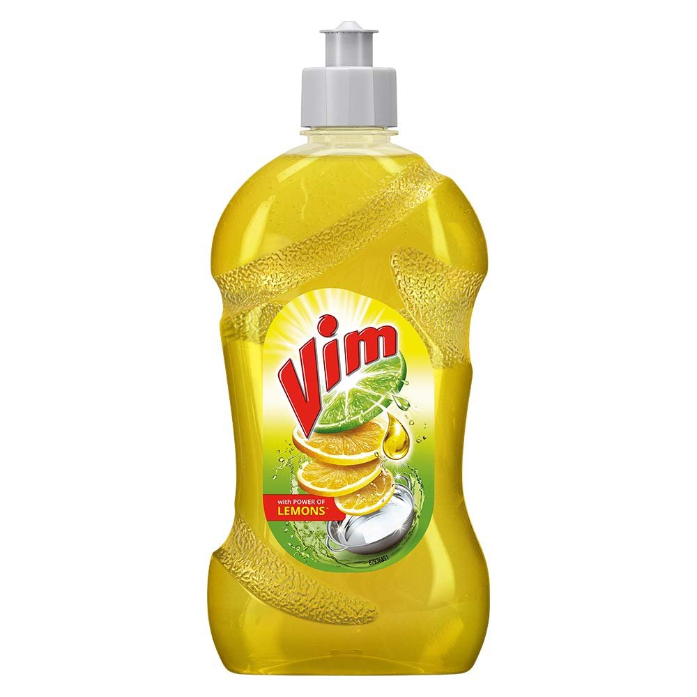 Vim Lemon Dishwash Liquid bottle