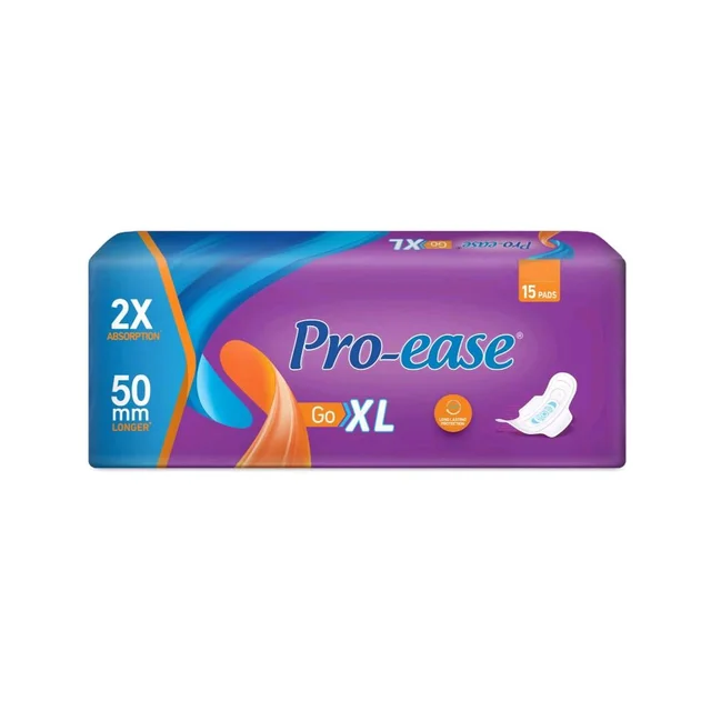 Pro Ease Go XL Sanitary Pad 15Pads