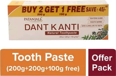 Patanjali Dant Kanti Natural Toothpaste 500g