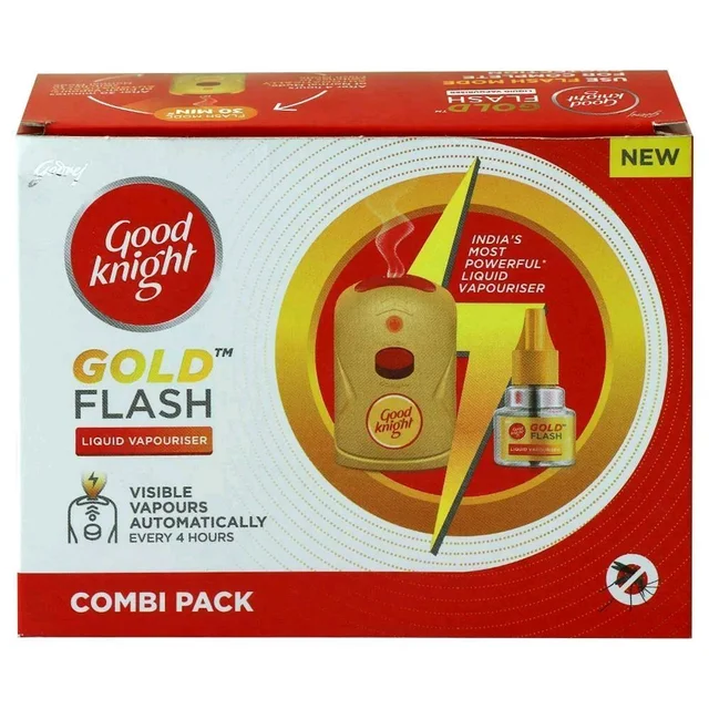 Good Knight Gold Flash Mosquito Repellent Machine + Refill 45 ml