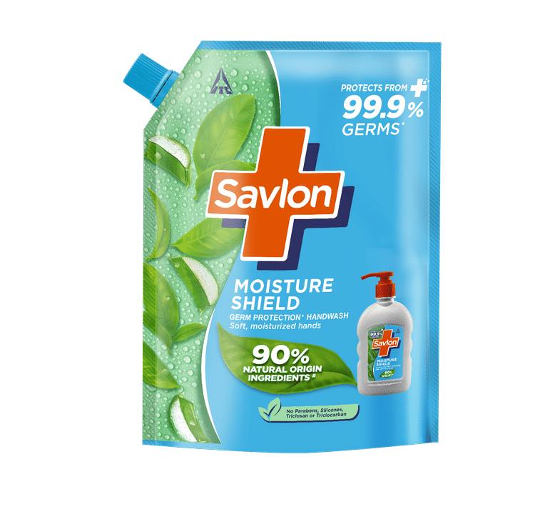 ITC Savlon Moisture Shield Germ Protection Liquid Handwash Refill Pack 1.3L