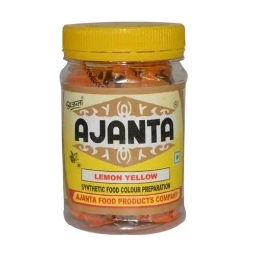 Ajanta Food Colour 100gm yellow lemon ( चंपई)
