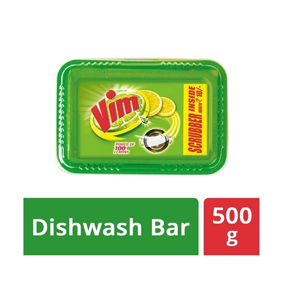 Vim Dishwash Bar Tub 500g