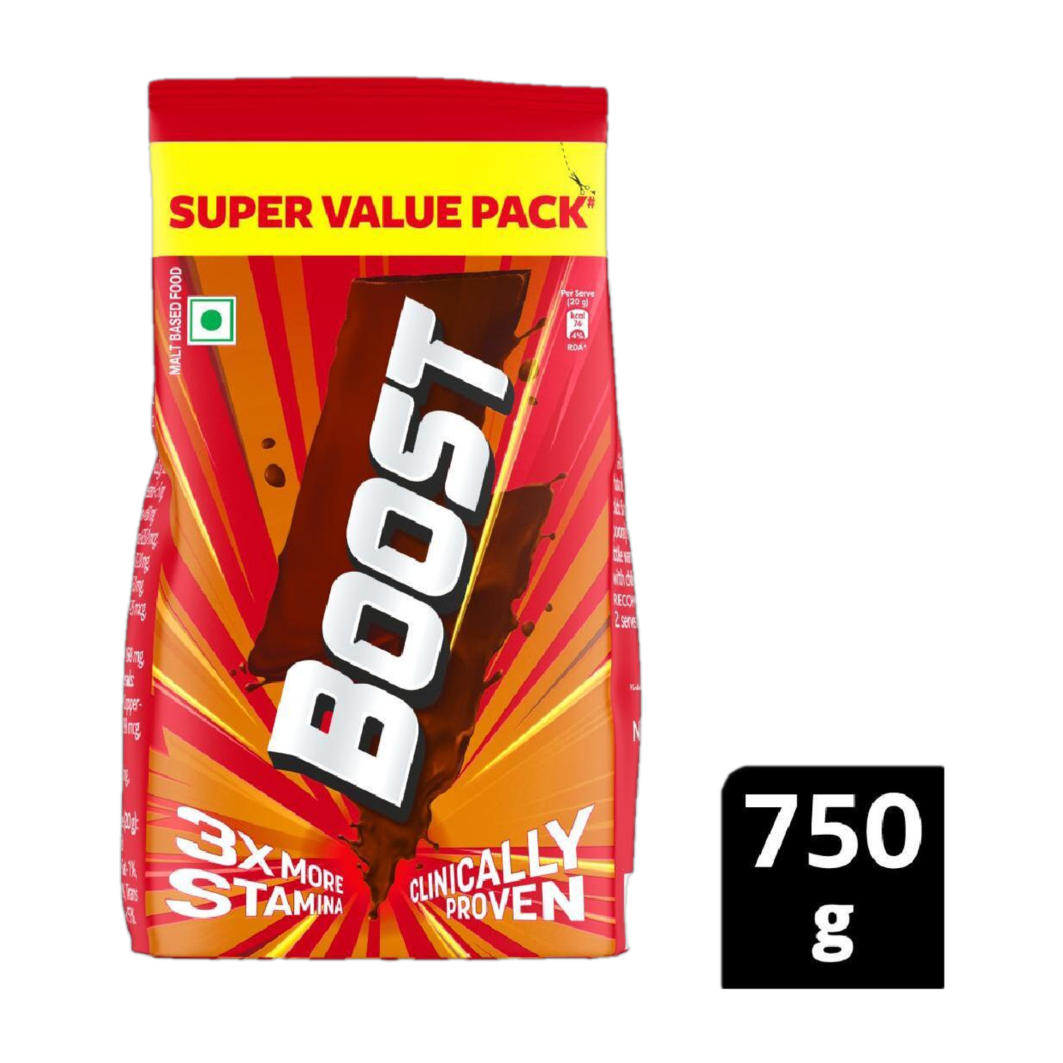 Boost Chocolate Nutrition Drink 800 g Refill Pack|