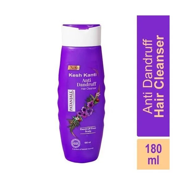 Patanjali Kesh Kanti Anti-Dandruff Hair Cleanser 180 ml