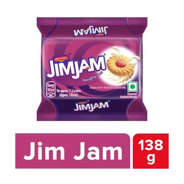 Britannia Jim jam Biscuits 138 g