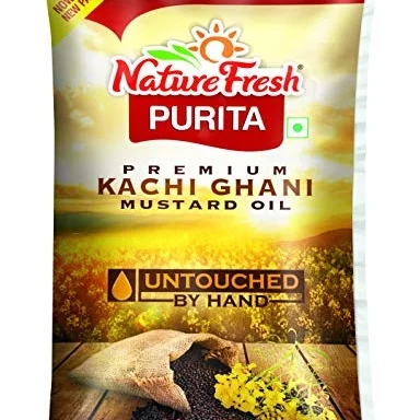 Nature Fresh Mustard Oil Pouch - सरसो तेल