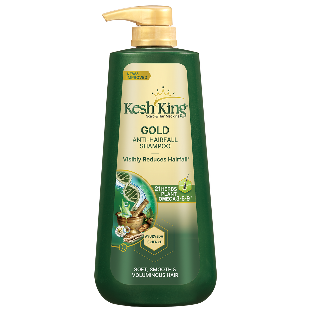 Kesh King Gold Anti-Hairfall Shampoo 600ml