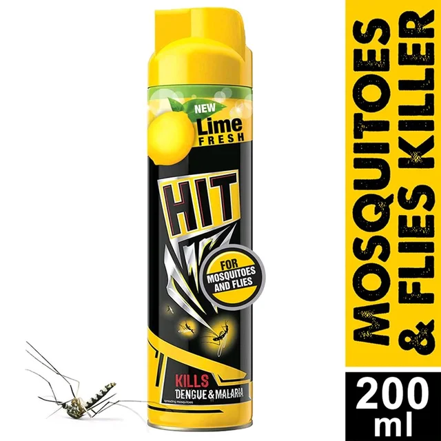 HIT Lime Fragrance Mosquito and Fly Killer Spray 200ml